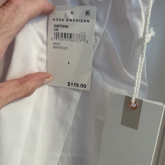 NWT Good American Blouse size Small - Picture 2 of 5